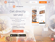Tablet Screenshot of menublender.com